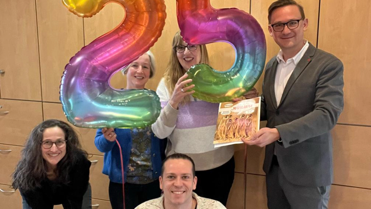 Dienstjubiläum von Marion Jauch - 25 Jahre bei der IG Metall in Weilheim