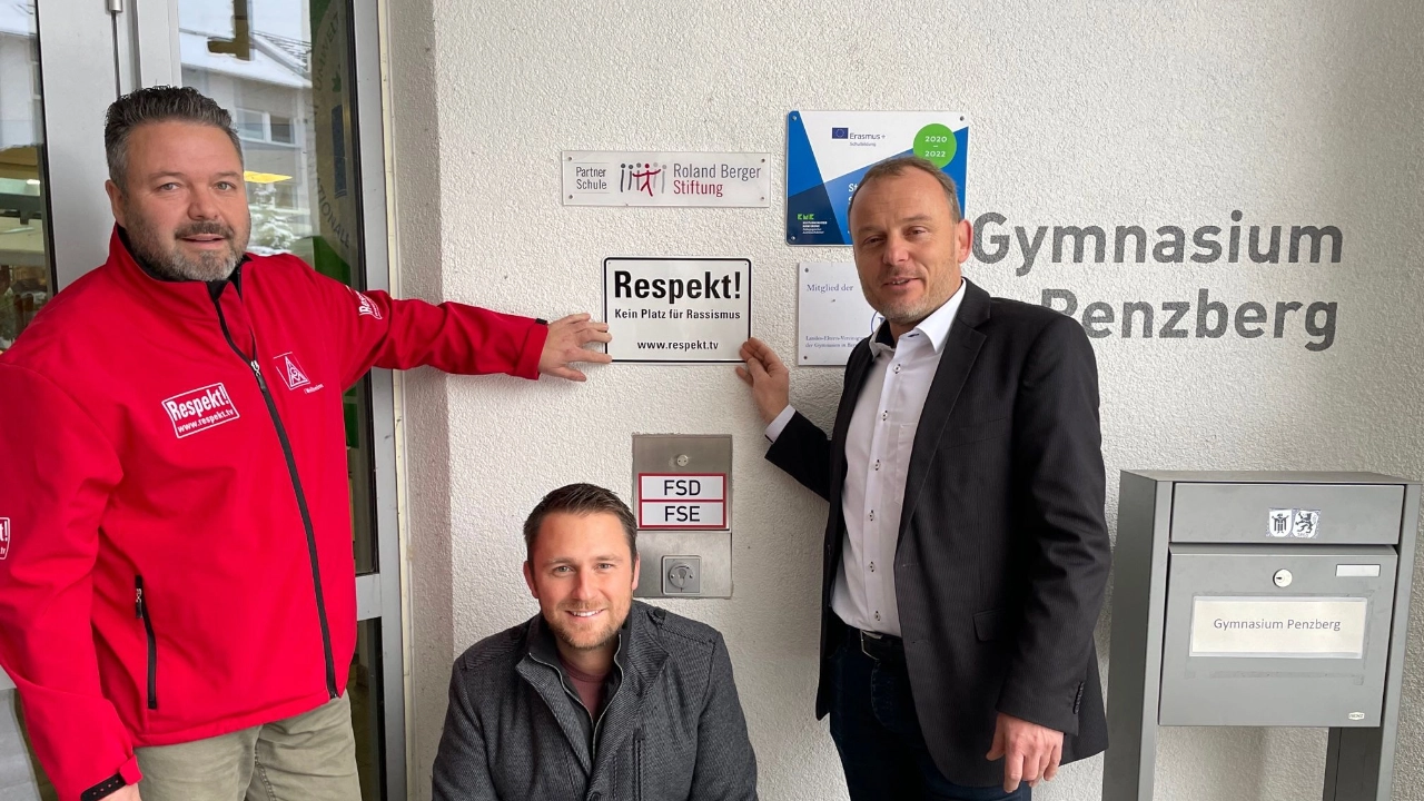 Respektbotschafter Walter Hain am Gymnasium Penzber