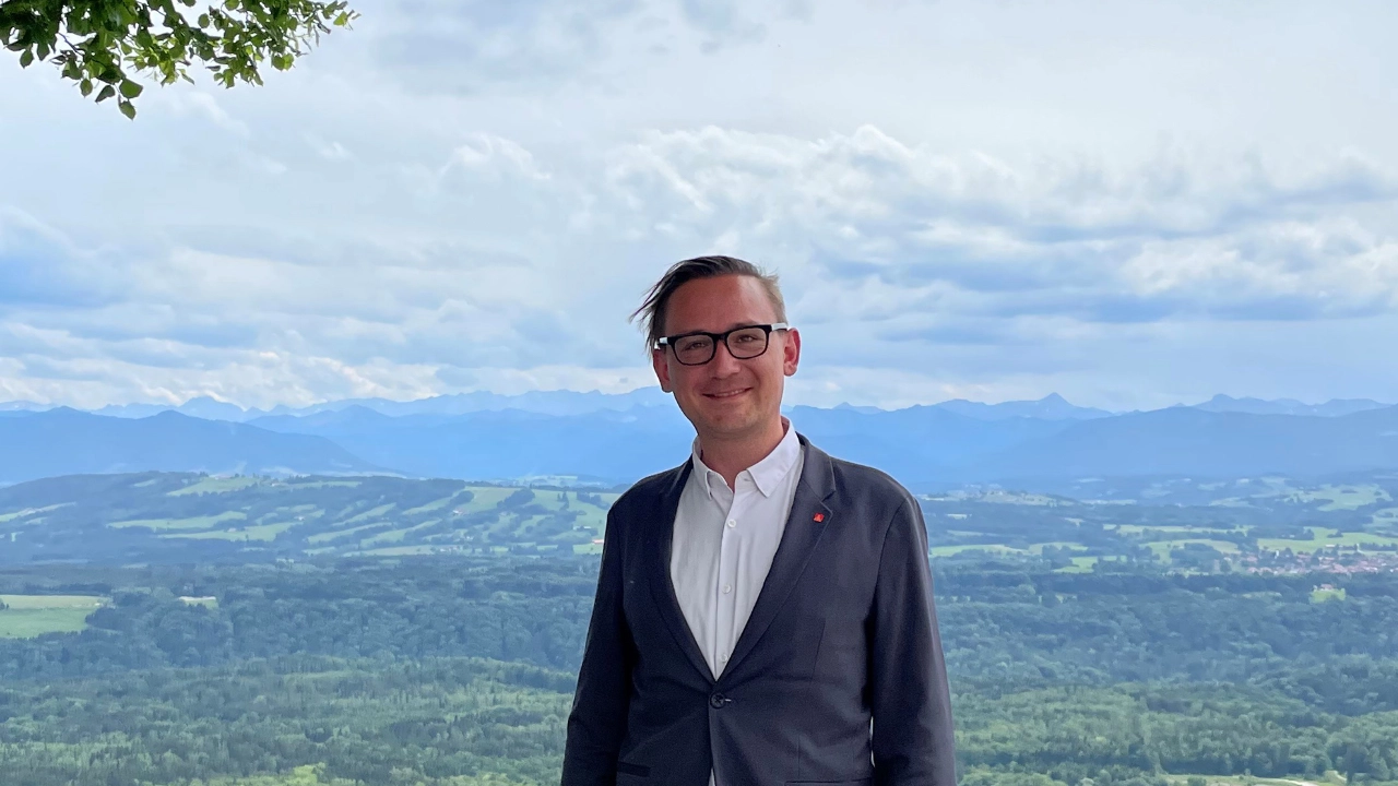 Karl Musiol am Hohen Peissenberg