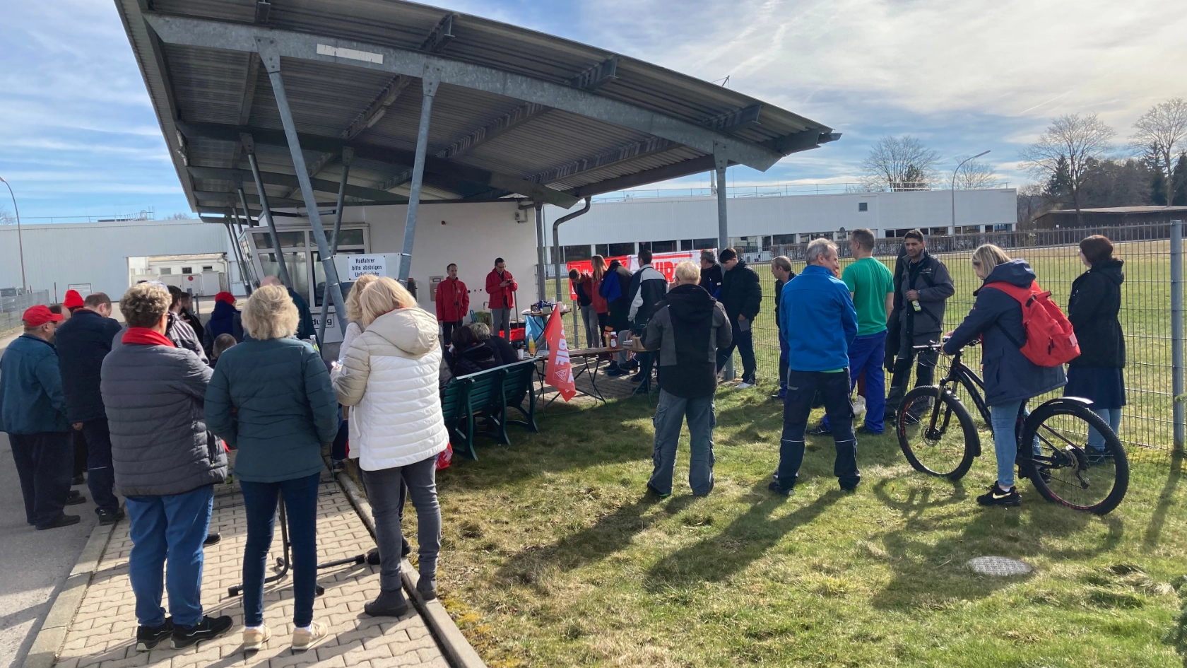 Zweiter Warnstreik bei DBI in Schongau - Tagschicht 3