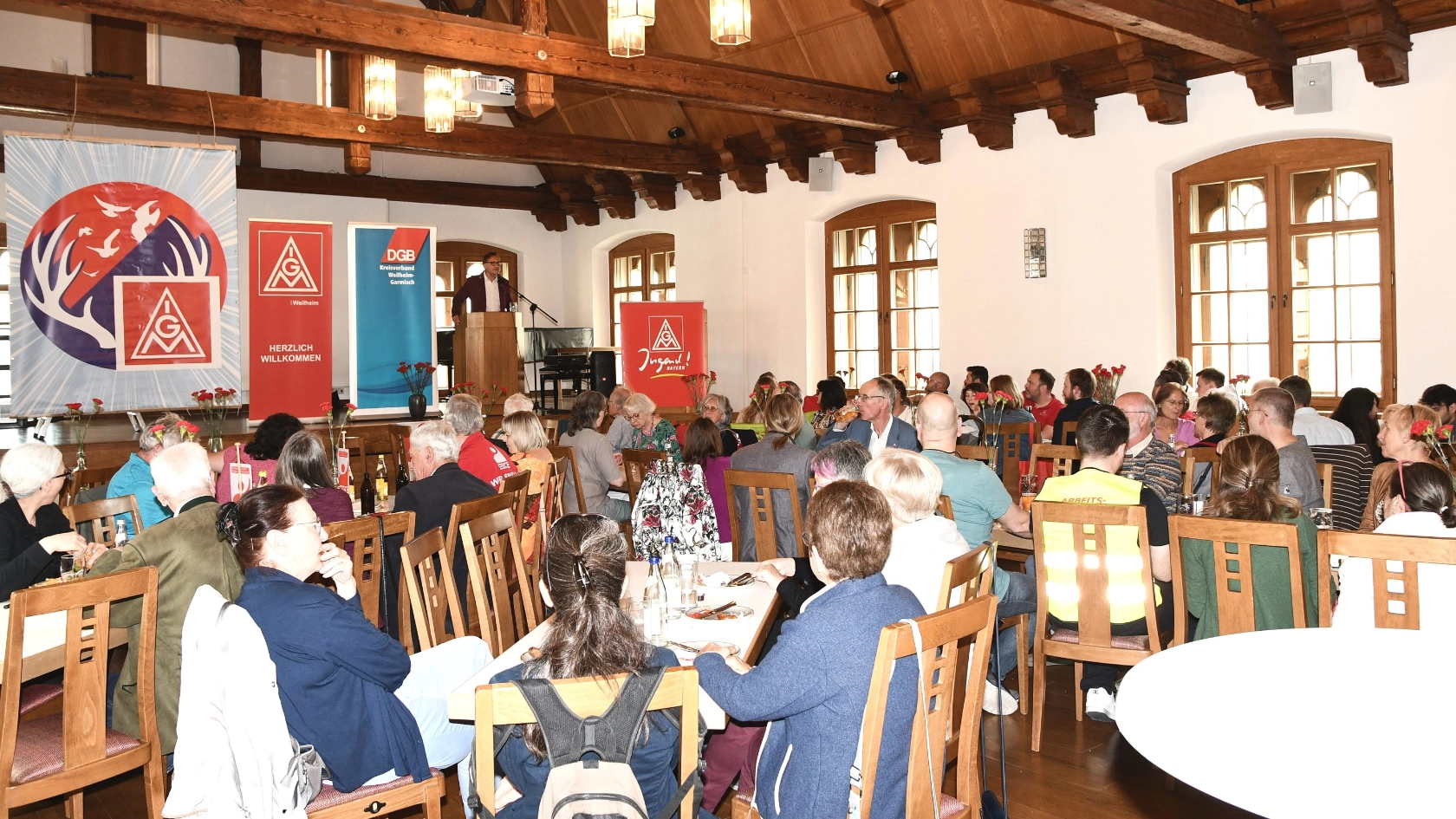 Tag der Arbeit in Schongau - Saalbild