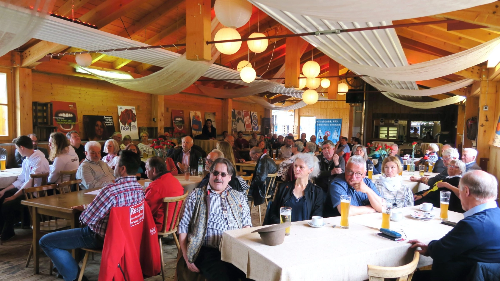 Bilder der Gäste auf der Maifeier 2022 in Peiting