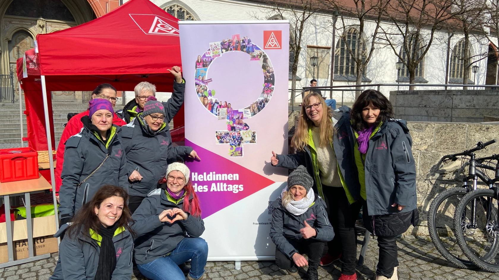 Frauenteam am Aktionstag in Landsberg 2023