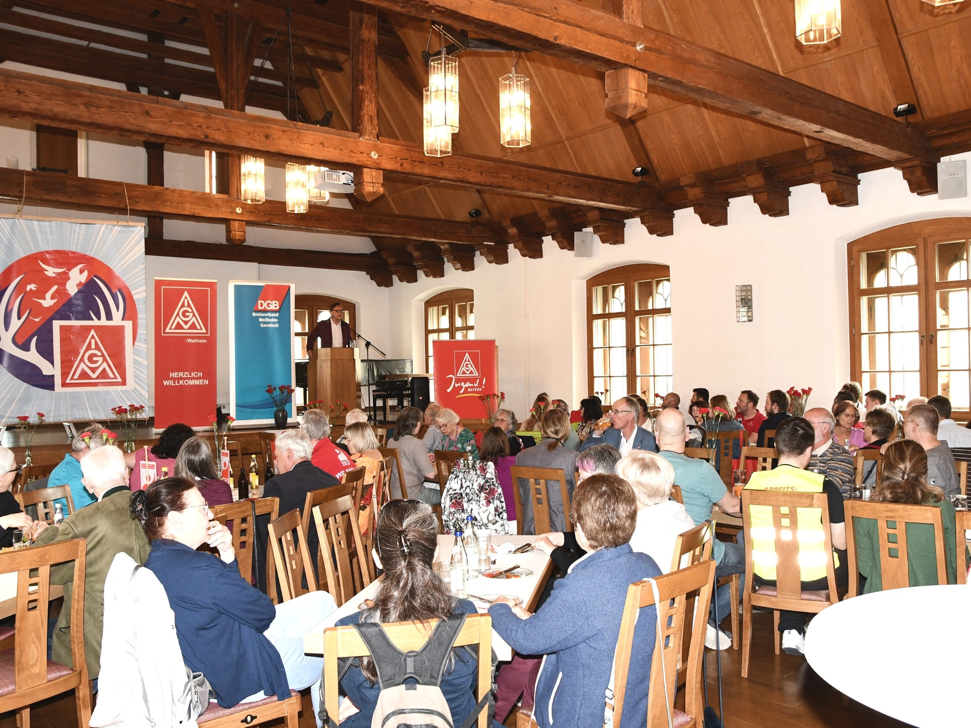 Tag der Arbeit in Schongau - Saalbild