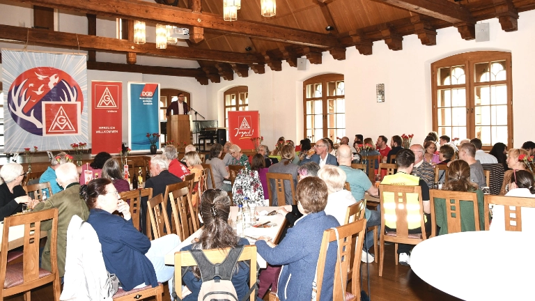 Tag der Arbeit in Schongau - Saalbild