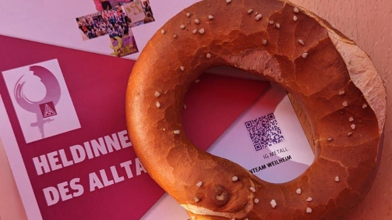 Frauenzeichen als Brezn Bild 2