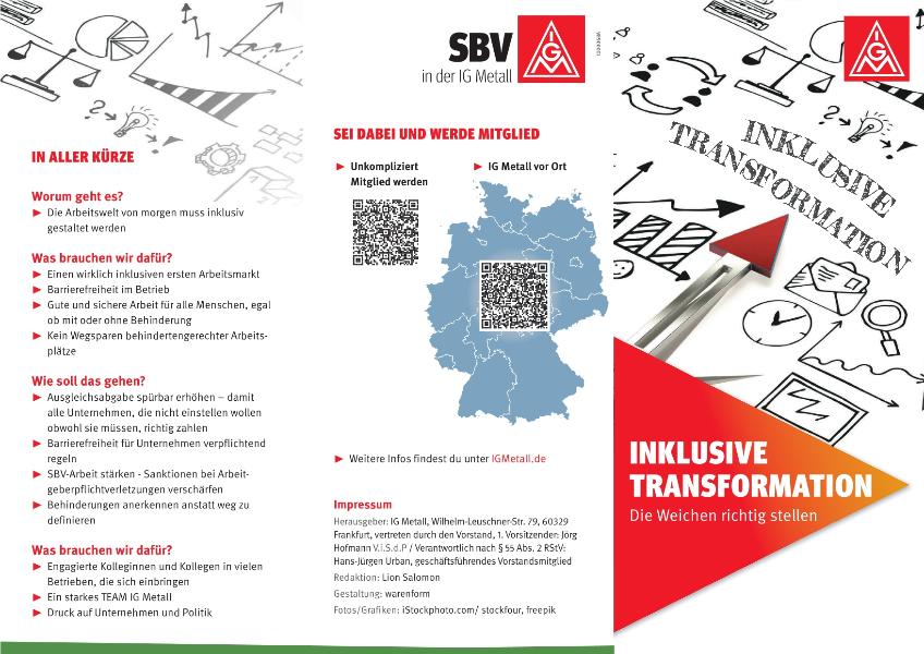 Flyer Inklusive Transformation