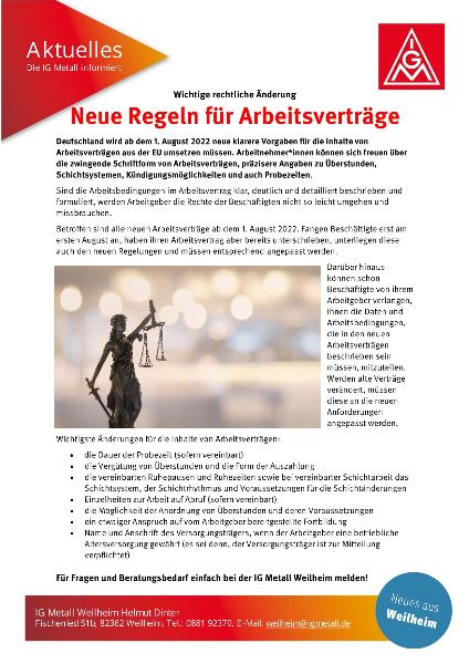 Infozettel Juli 2022 Entlastungspaket