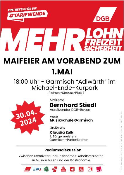 1. Mai 2024 in Garmisch-Partenkirchen