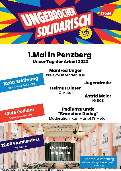 Tag der Arbeit in Penzberg 2023