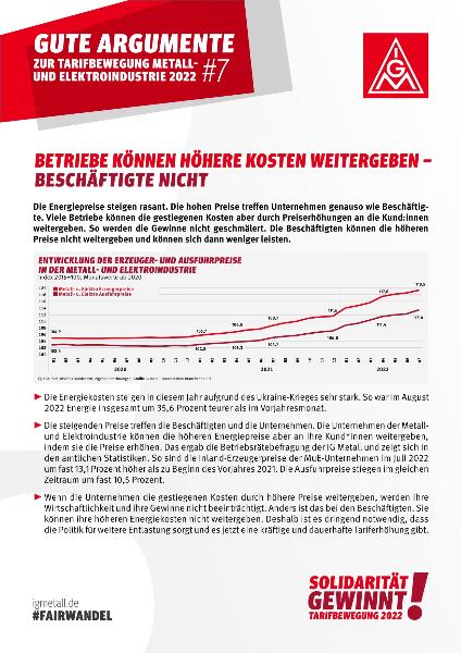 Gute Argumente Nummer 7