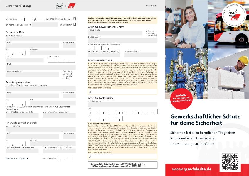 GUV/Fakulta Leistungs-Flyer