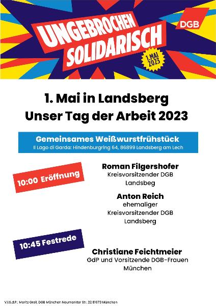 Tag der Arbeit in Landsberg 2023