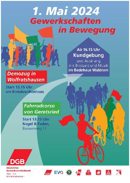 1. Mai in Wolfratshausen und Geretsried